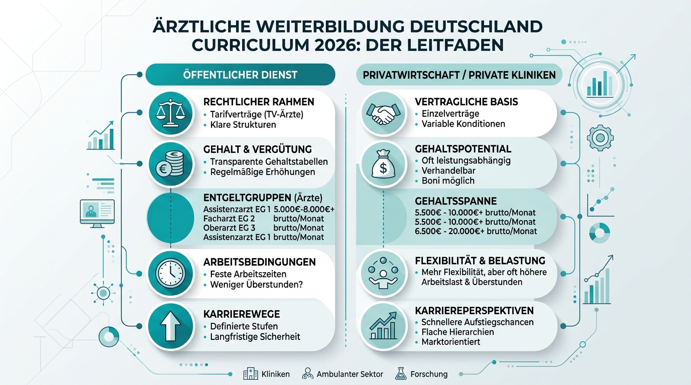 Infografik: ärztliche weiterbildung deutschland curriculum