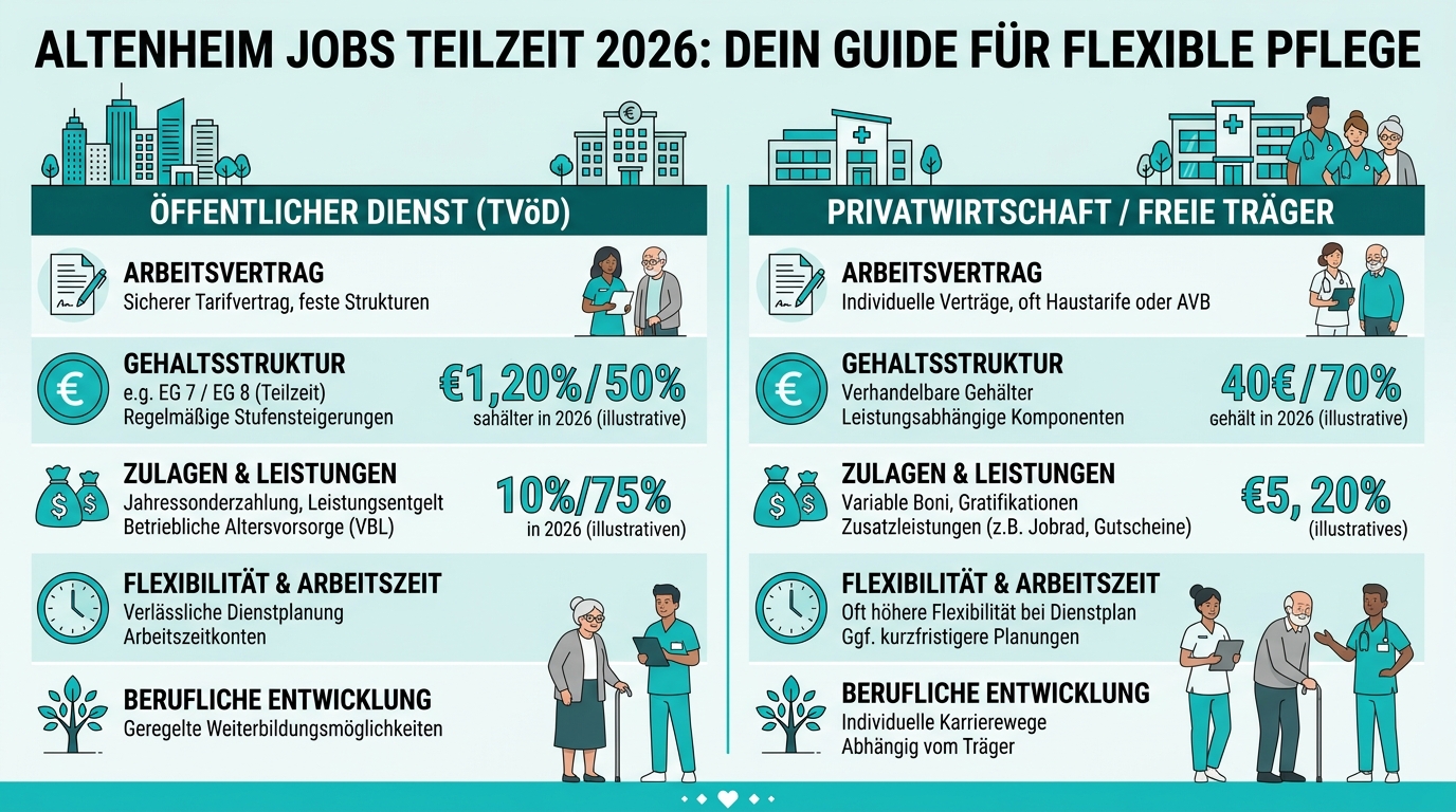 Infografik: altenheim jobs teilzeit