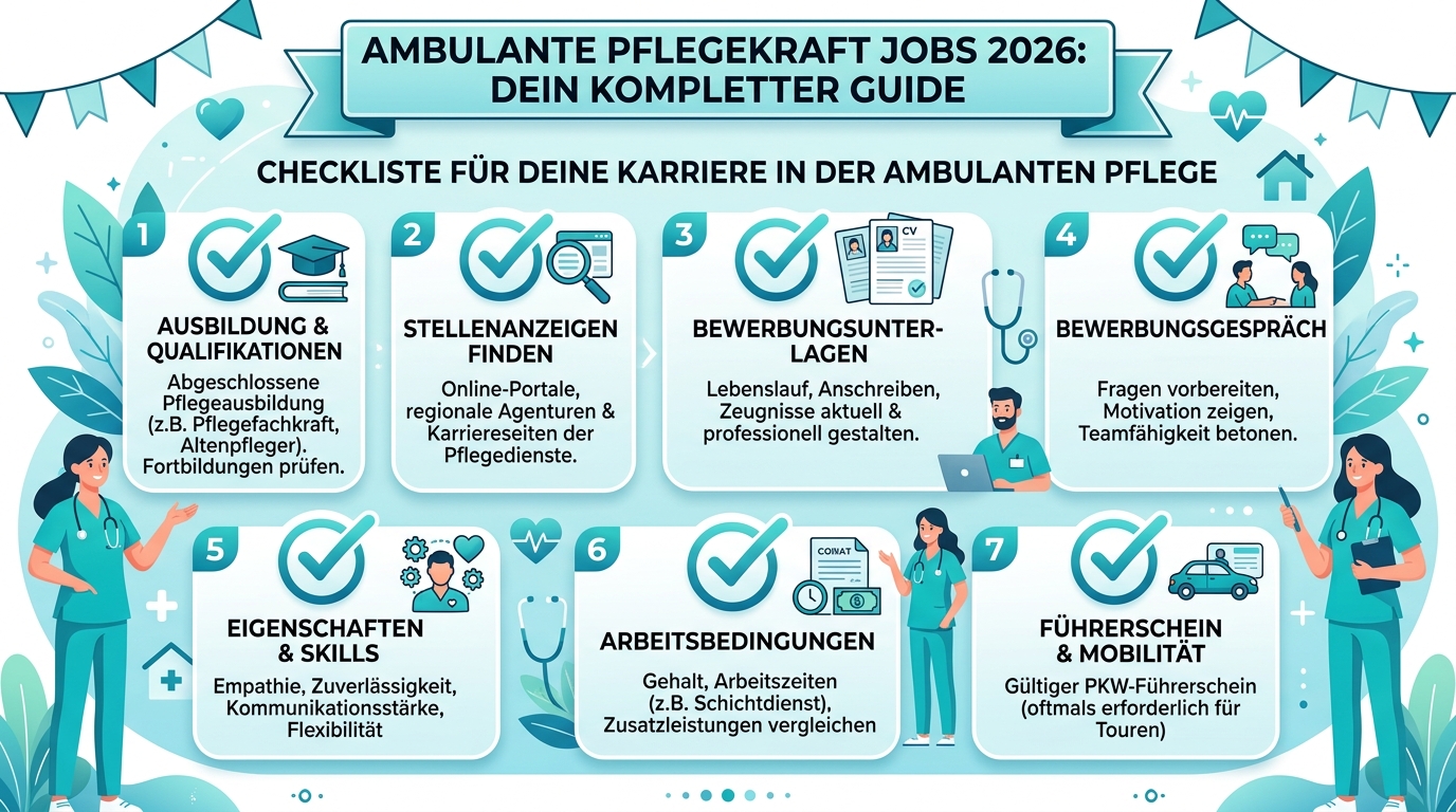 Infografik: ambulante pflegekraft jobs