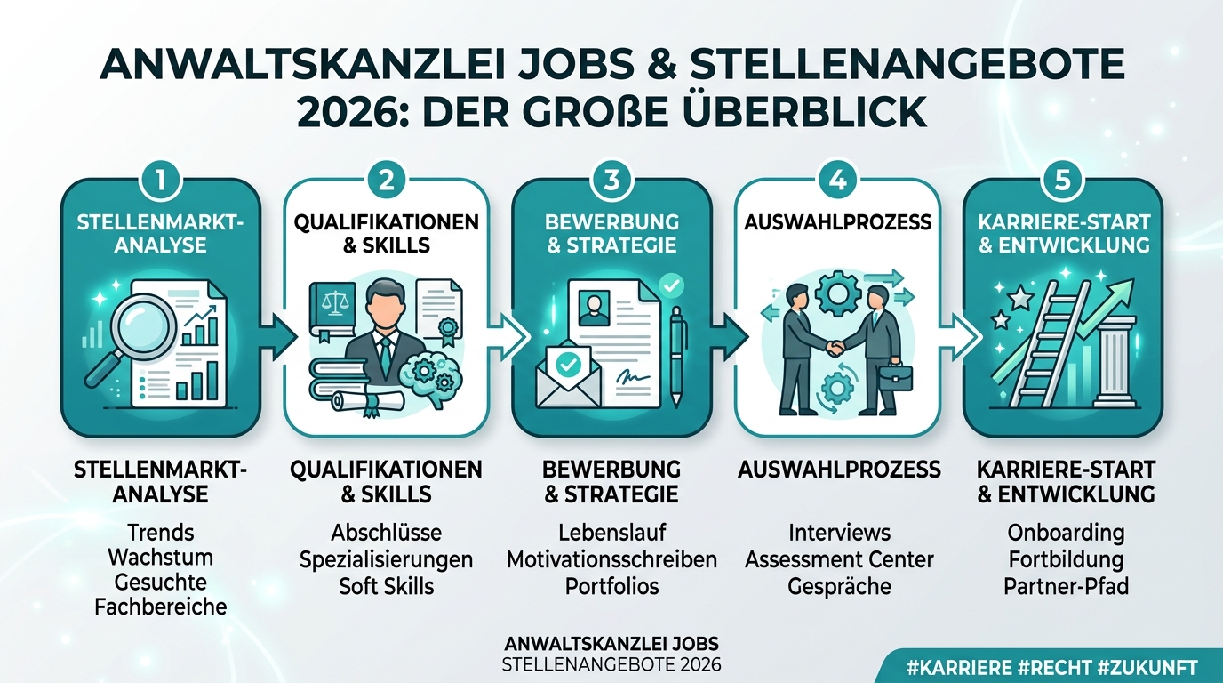 Infografik: anwaltskanzlei jobs stellenangebote