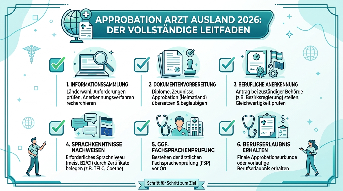 Infografik: approbation arzt ausland