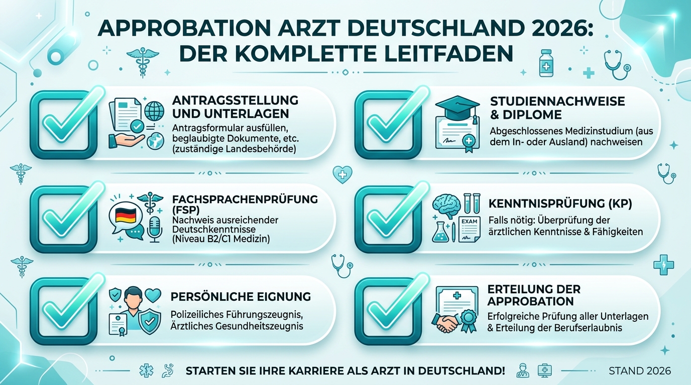 Infografik: approbation arzt deutschland