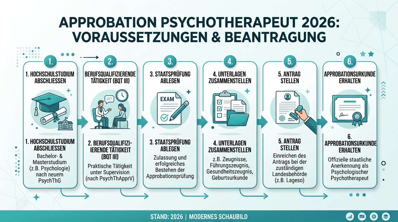 Infografik: approbation psychotherapeut
