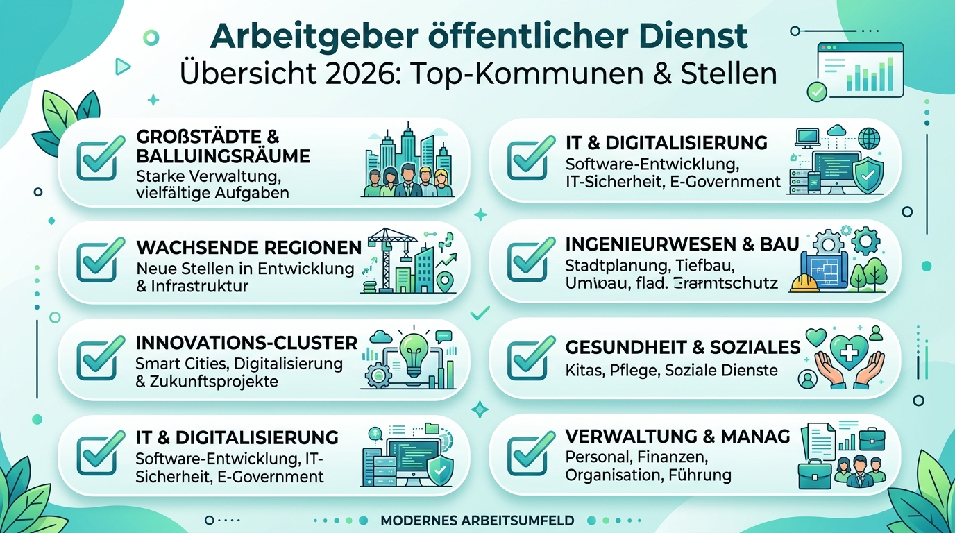 Infografik: arbeitgeber öffentlicher dienst übersicht