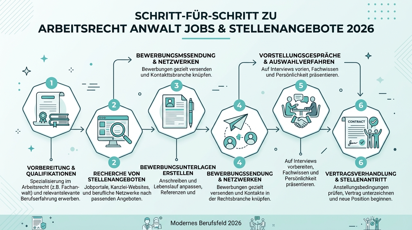 Infografik: arbeitsrecht anwalt jobs stellenangebote