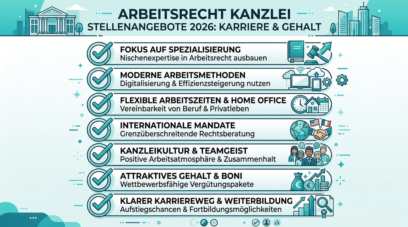 Infografik: arbeitsrecht kanzlei stellenangebote