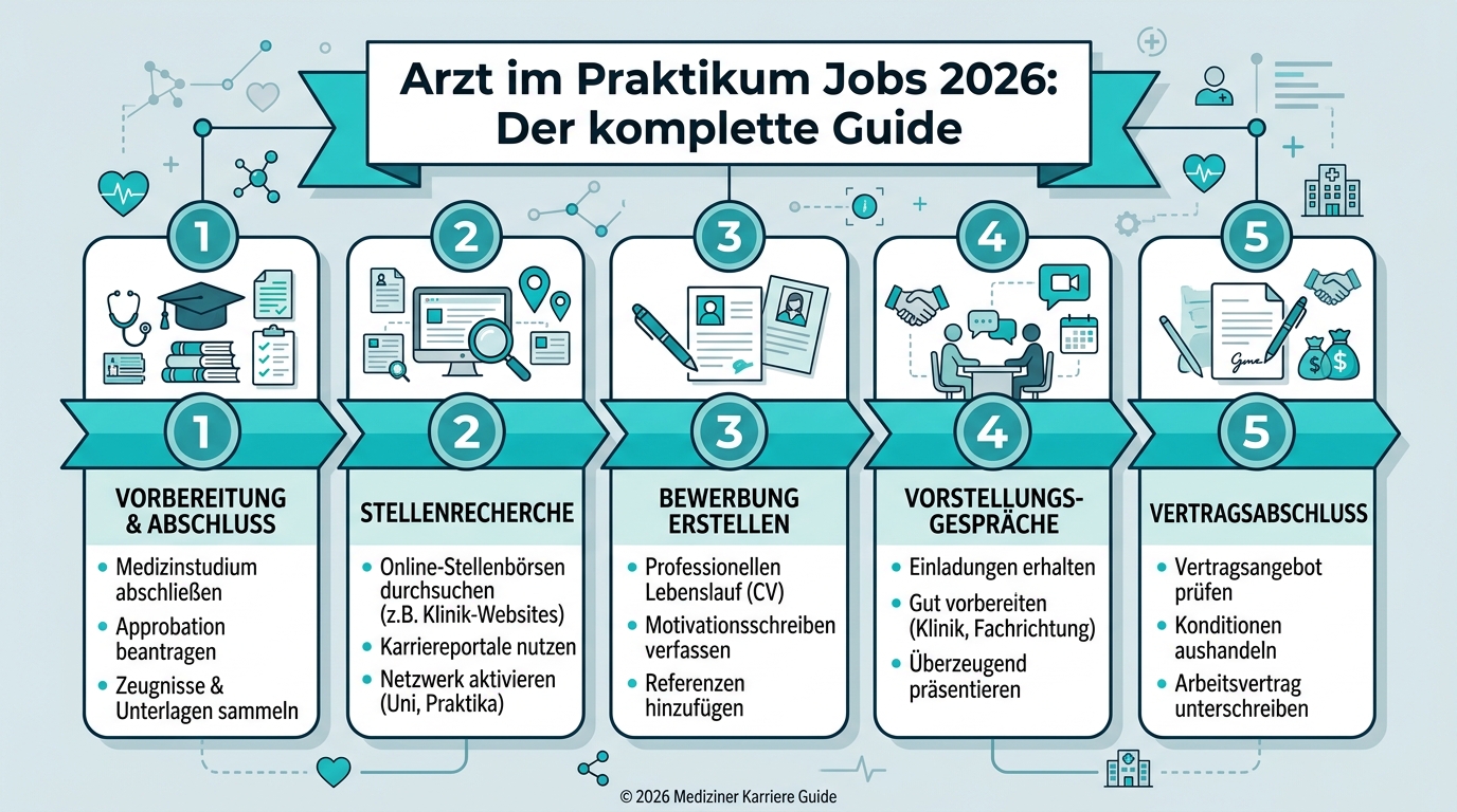 Infografik: arzt im praktikum jobs