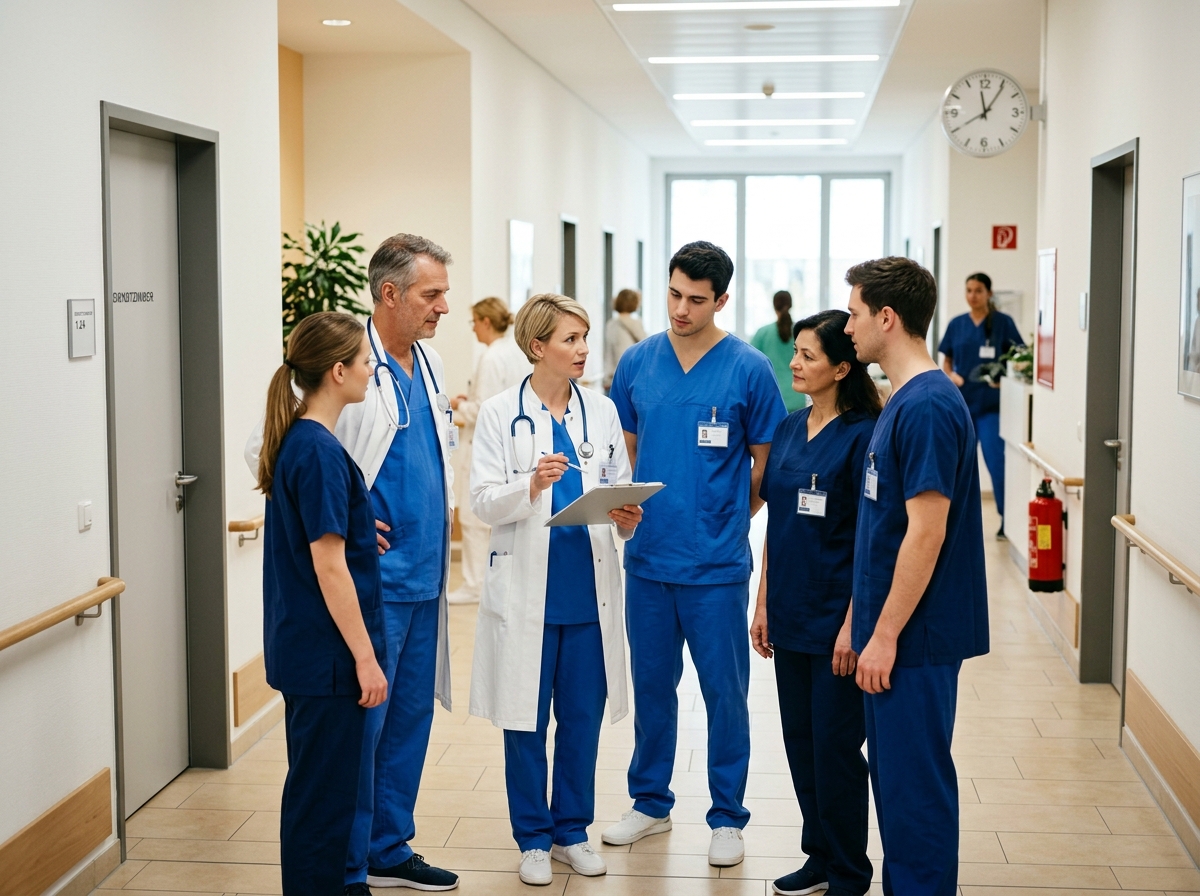 arzt im praktikum krankenhaus klinik