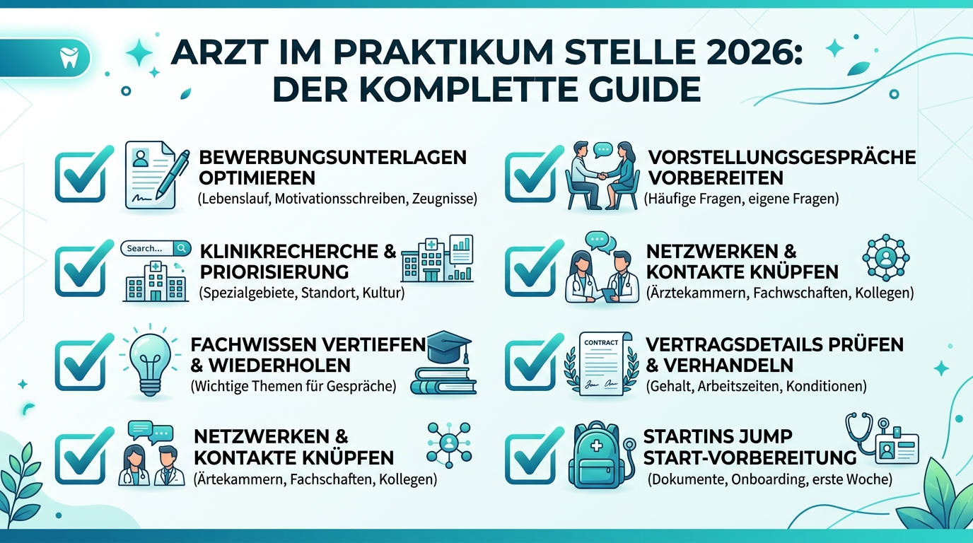 Infografik: arzt im praktikum stelle