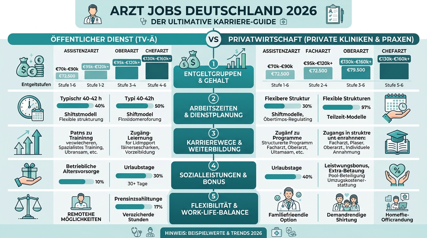 Infografik: arzt jobs deutschland