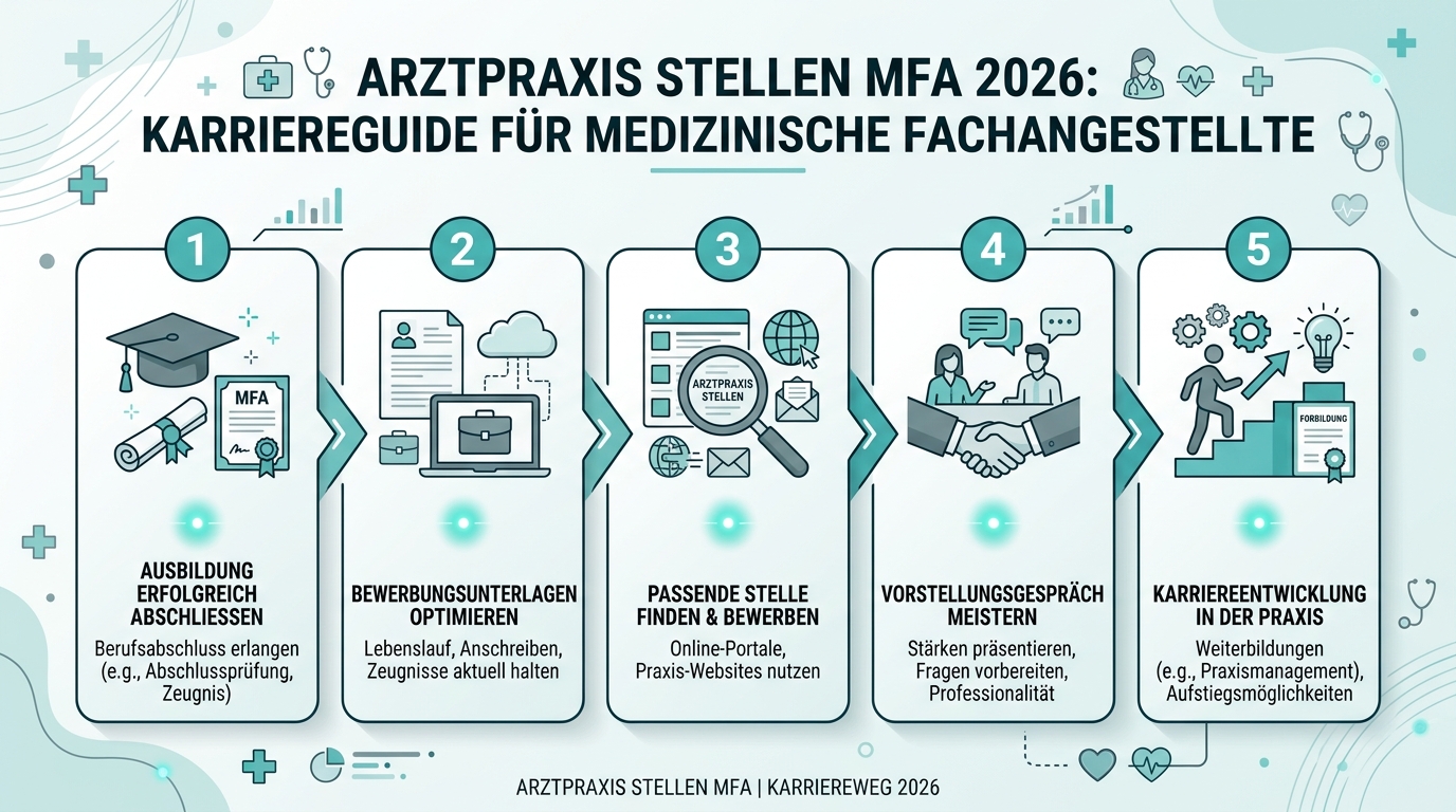 Infografik: arztpraxis stellen mfa