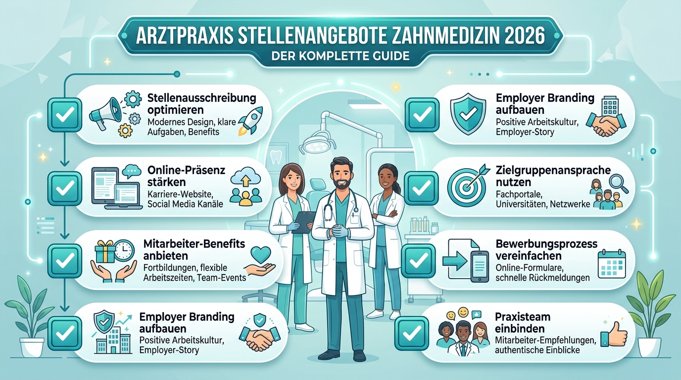 Infografik: arztpraxis stellenangebote zahnmedizin