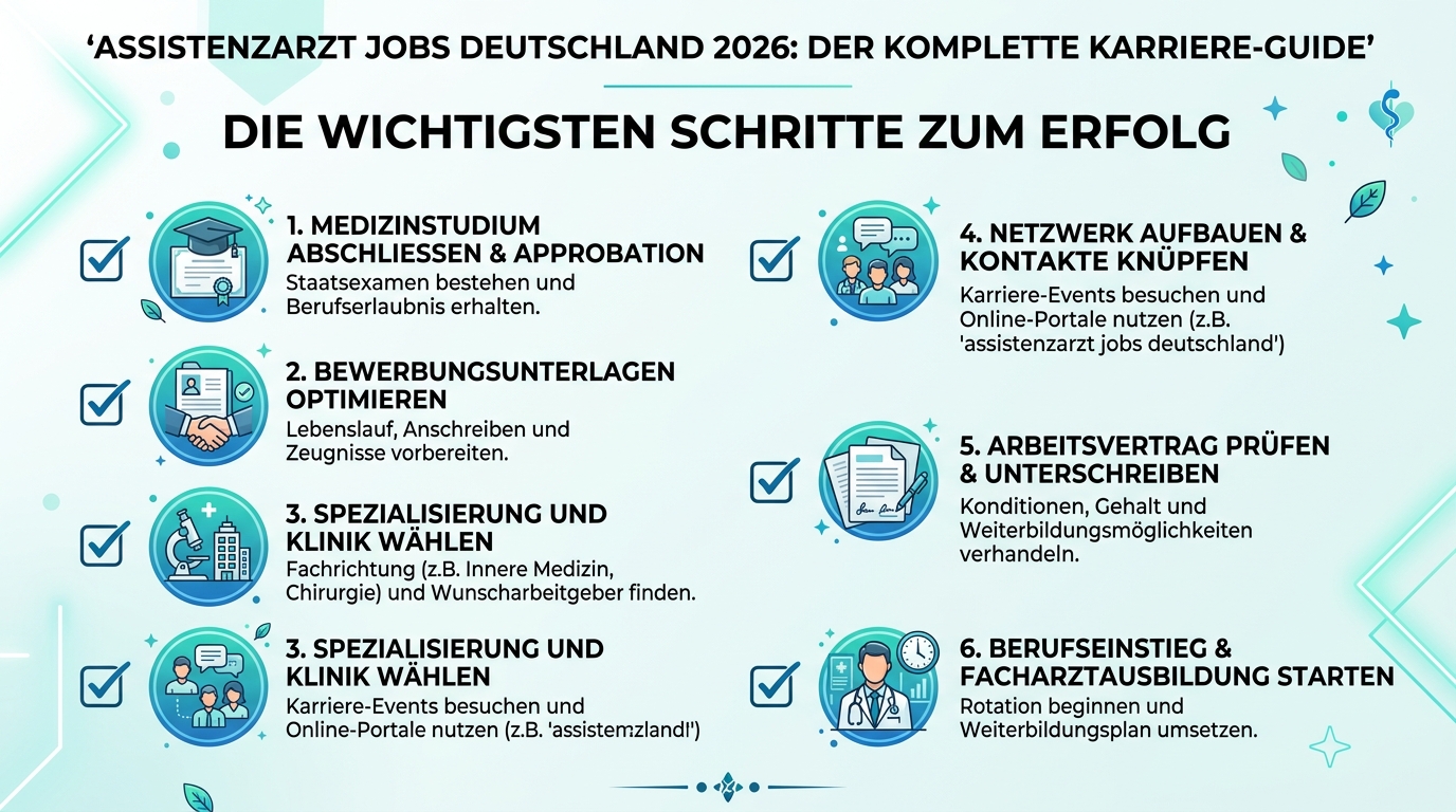 Infografik: assistenzarzt jobs deutschland