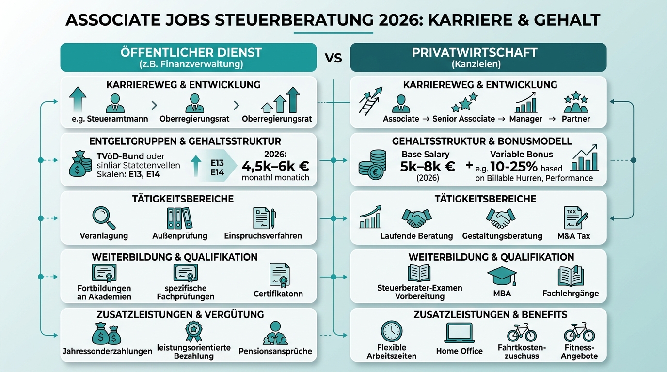 Infografik: associate jobs steuerberatung