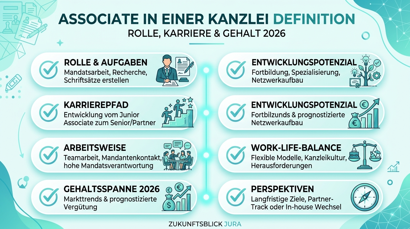Infografik: associate kanzlei definition