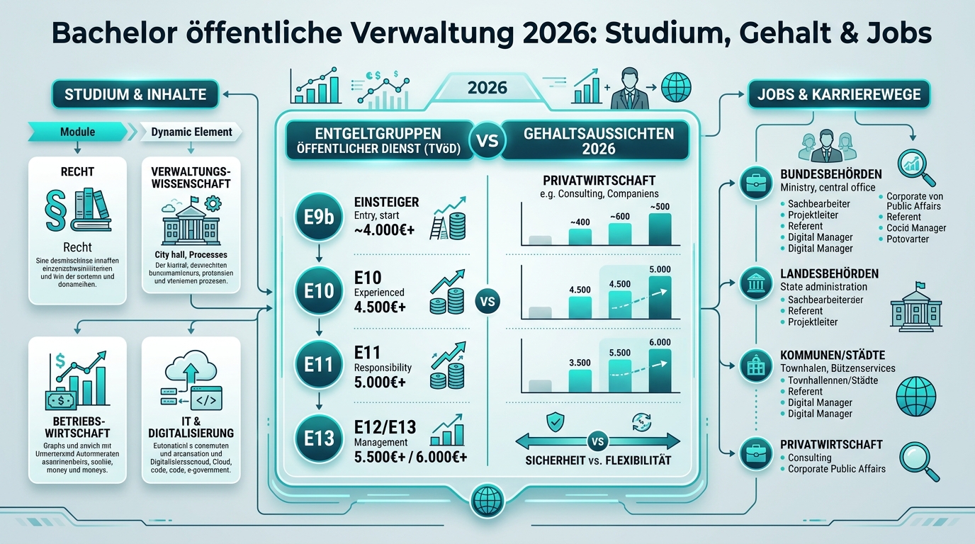 Infografik: bachelor öffentliche verwaltung