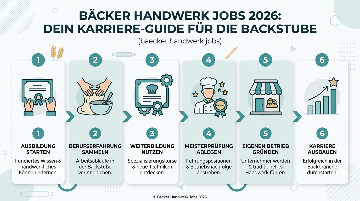 Infografik: baecker handwerk jobs