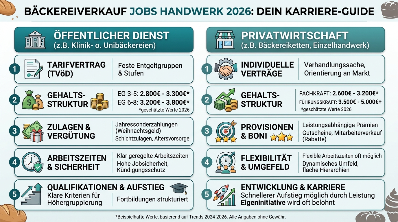 Infografik: baeckereiverkauf jobs handwerk
