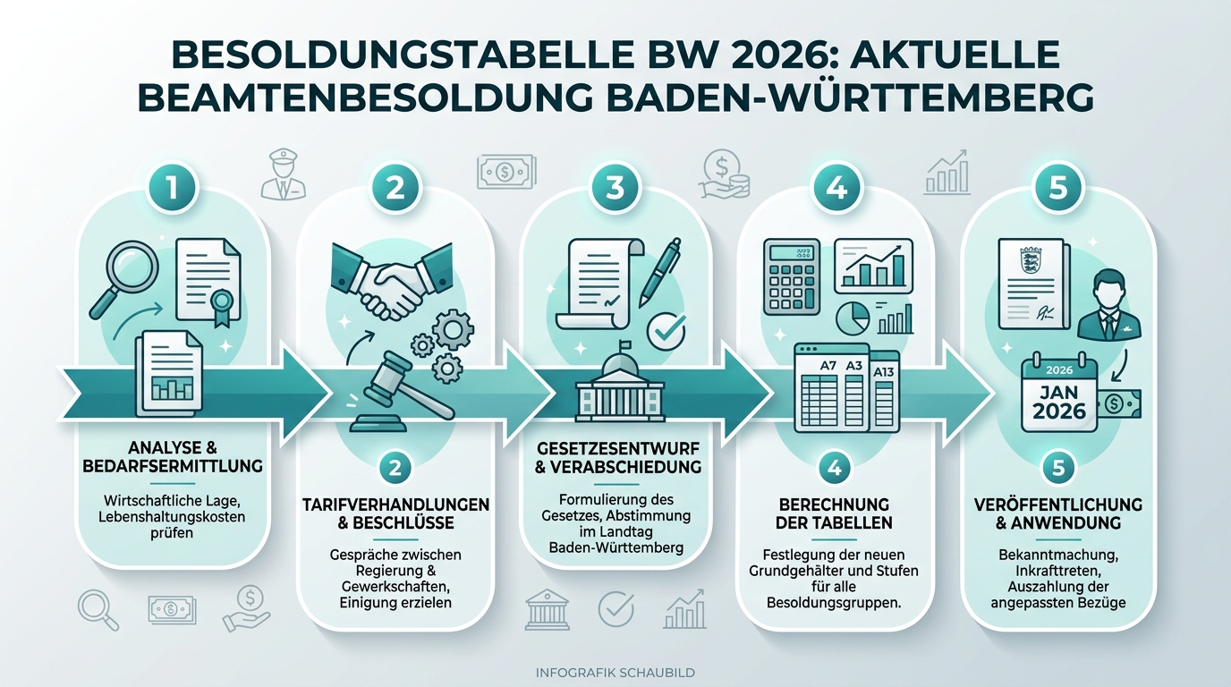 Infografik: besoldungstabelle bw