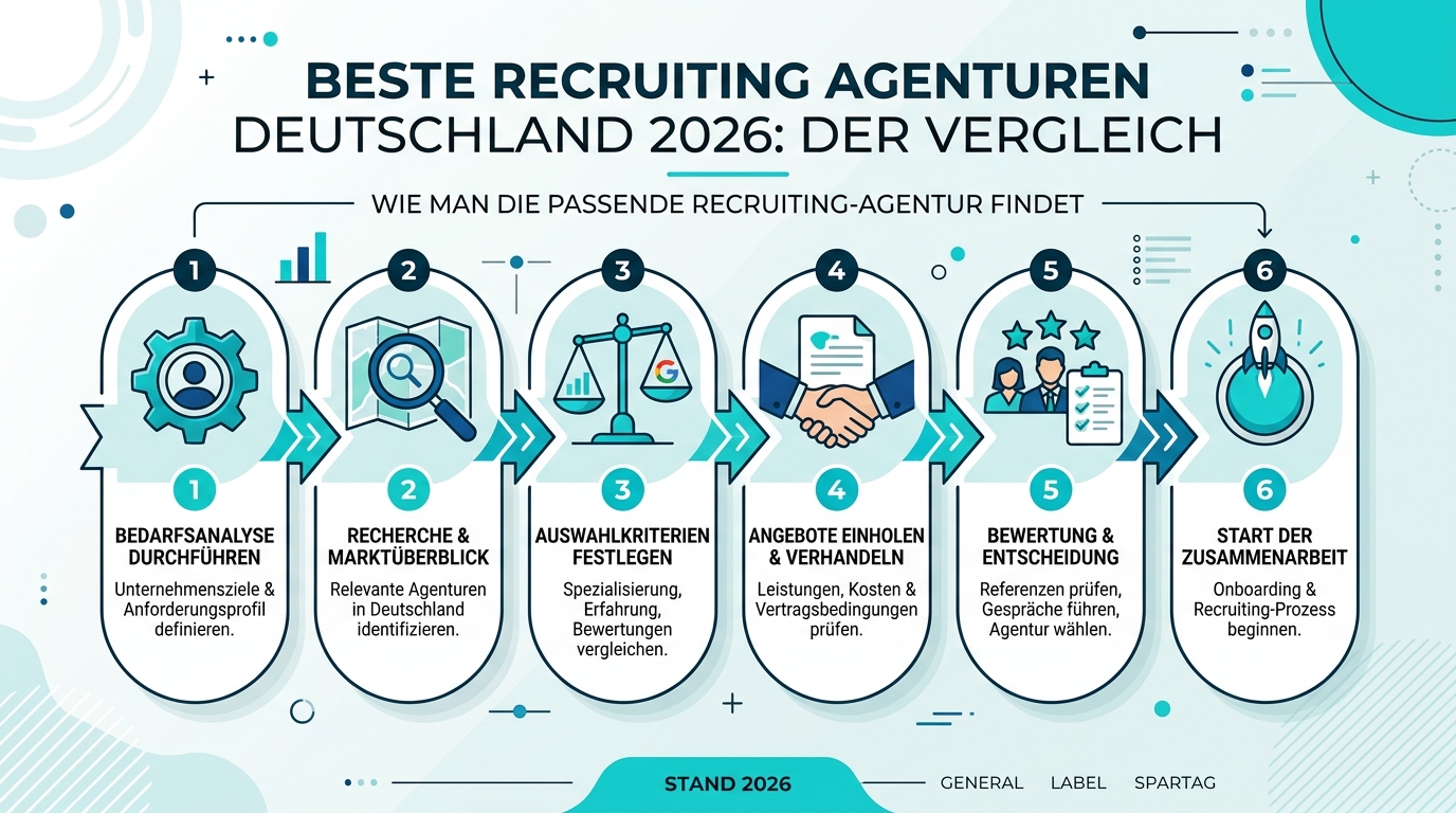 Beste Recruiting Agenturen Deutschland 2026: Der Vergleich Infografik: beste recruiting agenturen deutschland