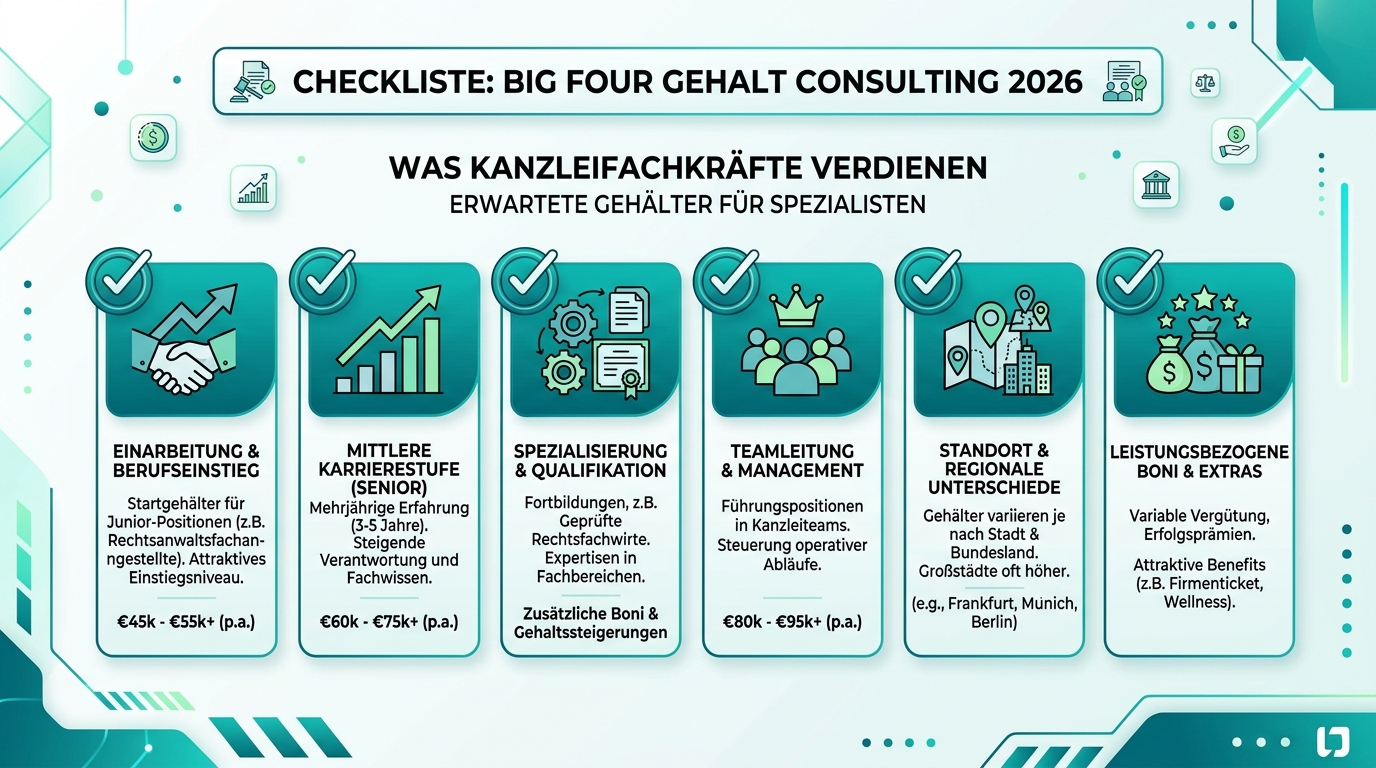 Infografik: big four gehalt consulting