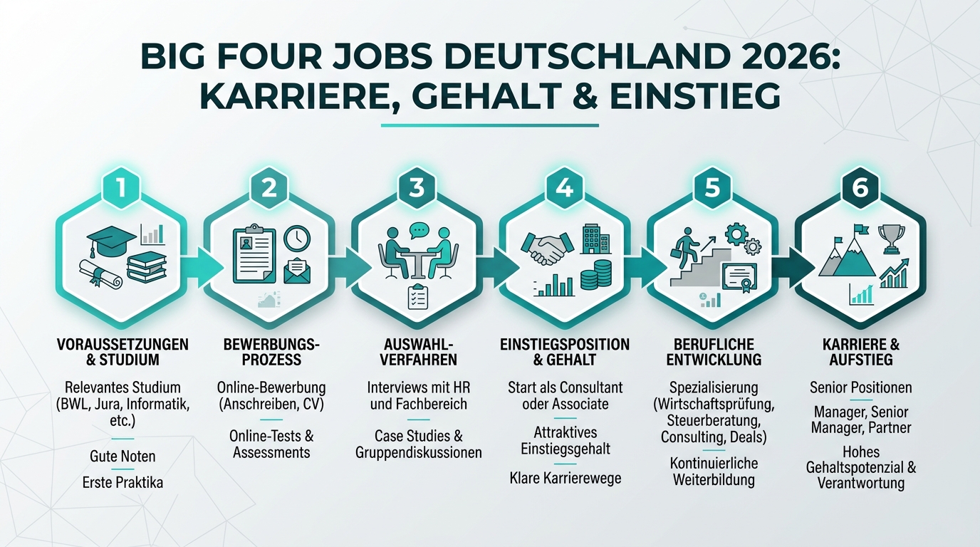 Infografik: big four jobs deutschland