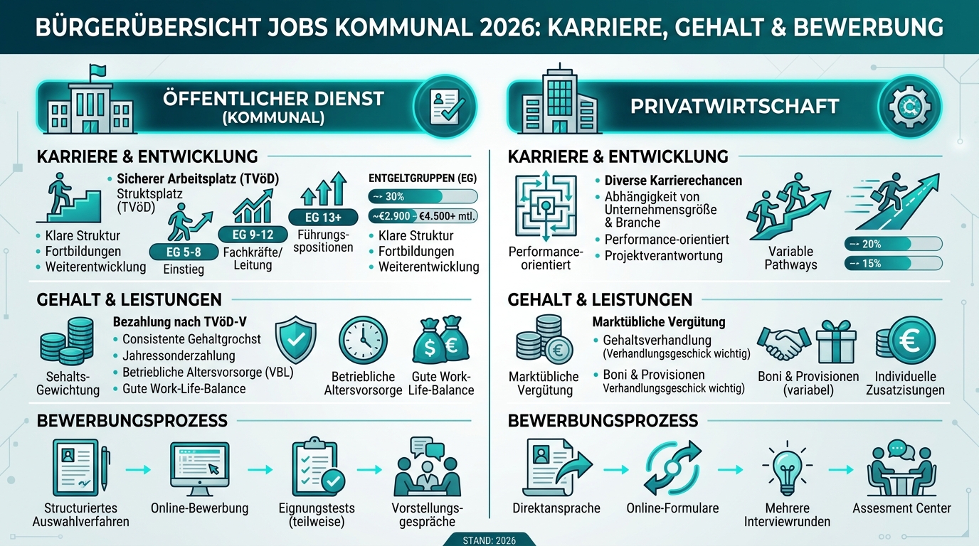 Infografik: bürgerservice jobs kommunal
