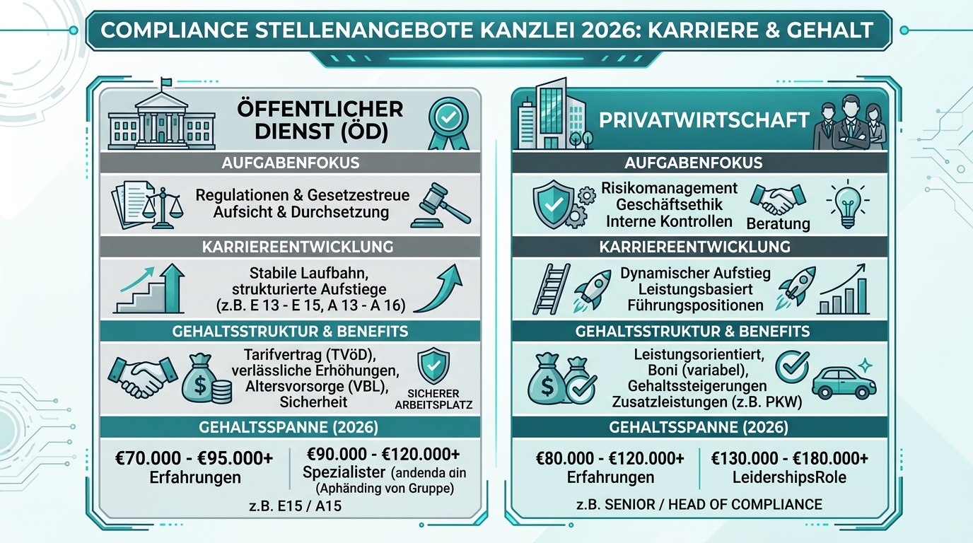 Infografik: compliance stellenangebote kanzlei
