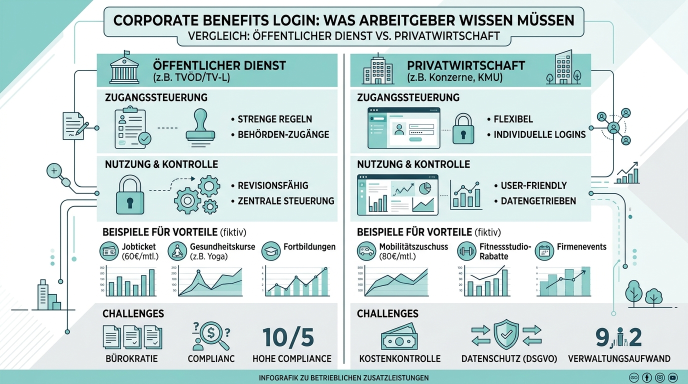 Corporate Benefits Login: Was Arbeitgeber wissen müssen Infografik: corporate benefits login