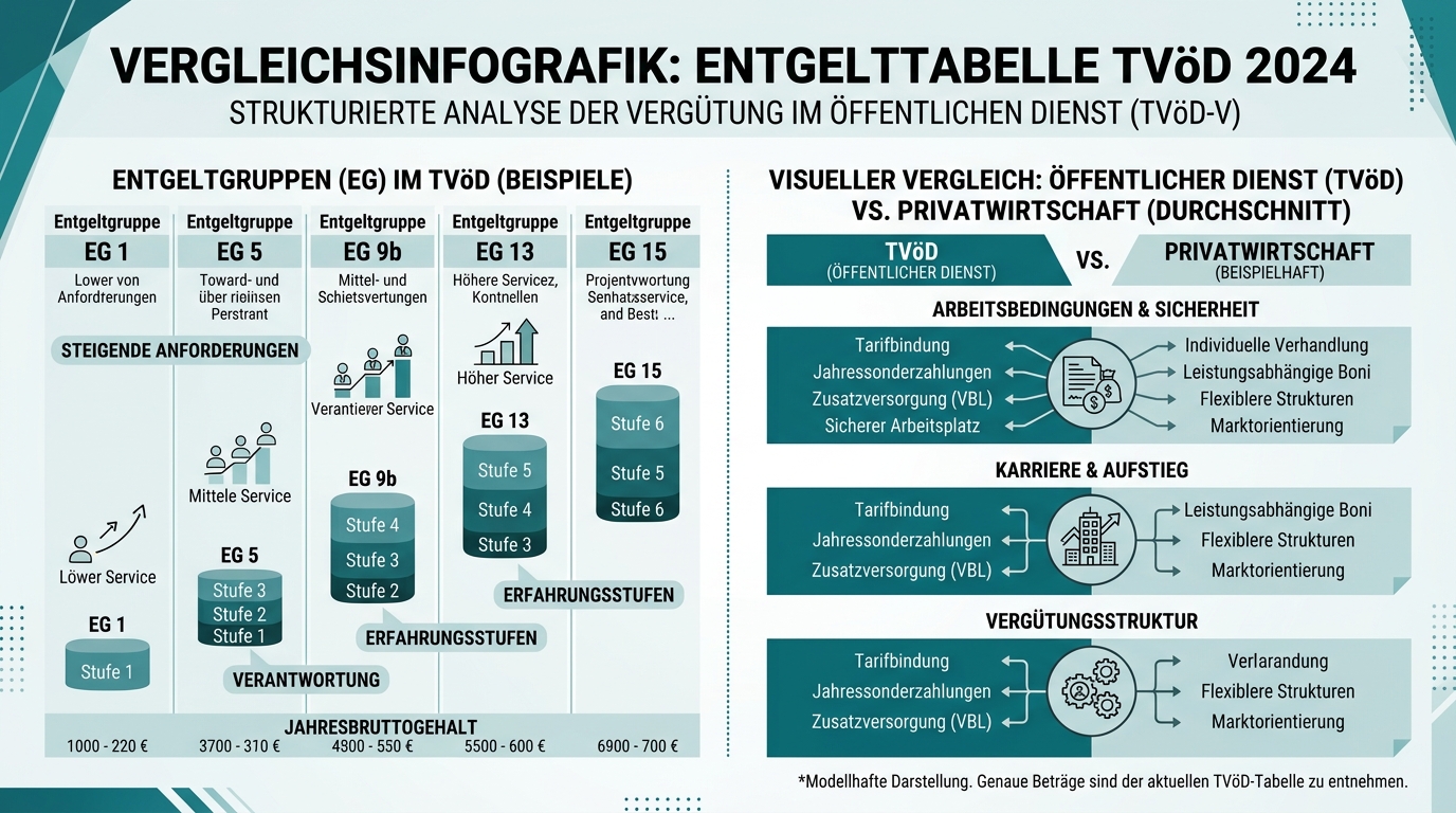 entgelttabelle tvöd 2024 — Schaubild