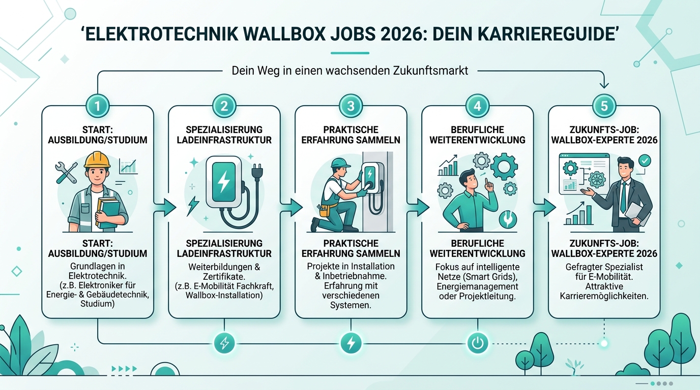 Infografik: elektrotechnik wallbox jobs