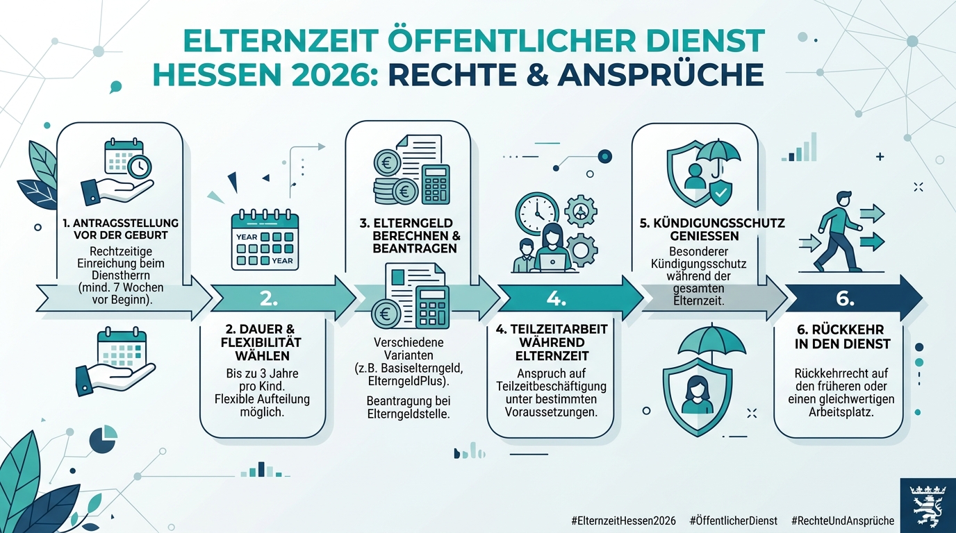 Infografik: elternzeit öffentlicher dienst hessen