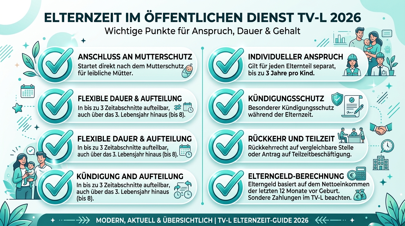 Infografik: elternzeit öffentlicher dienst tv l