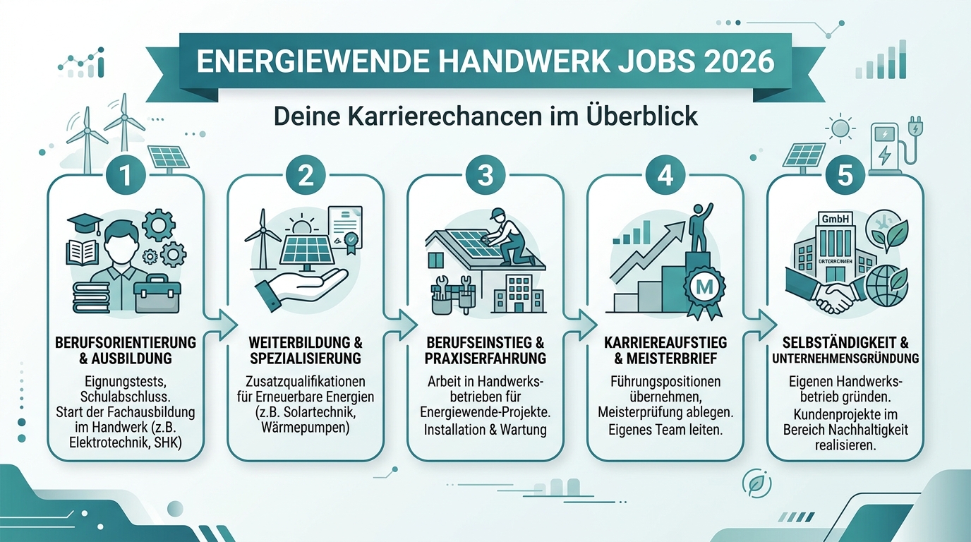 Infografik: energiewende handwerk jobs