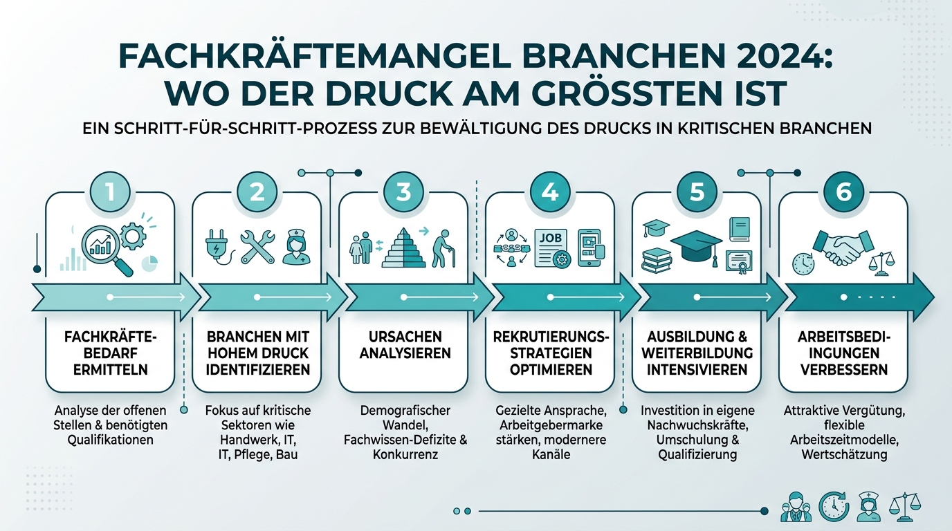 Infografik: fachkräftemangel branchen 2024