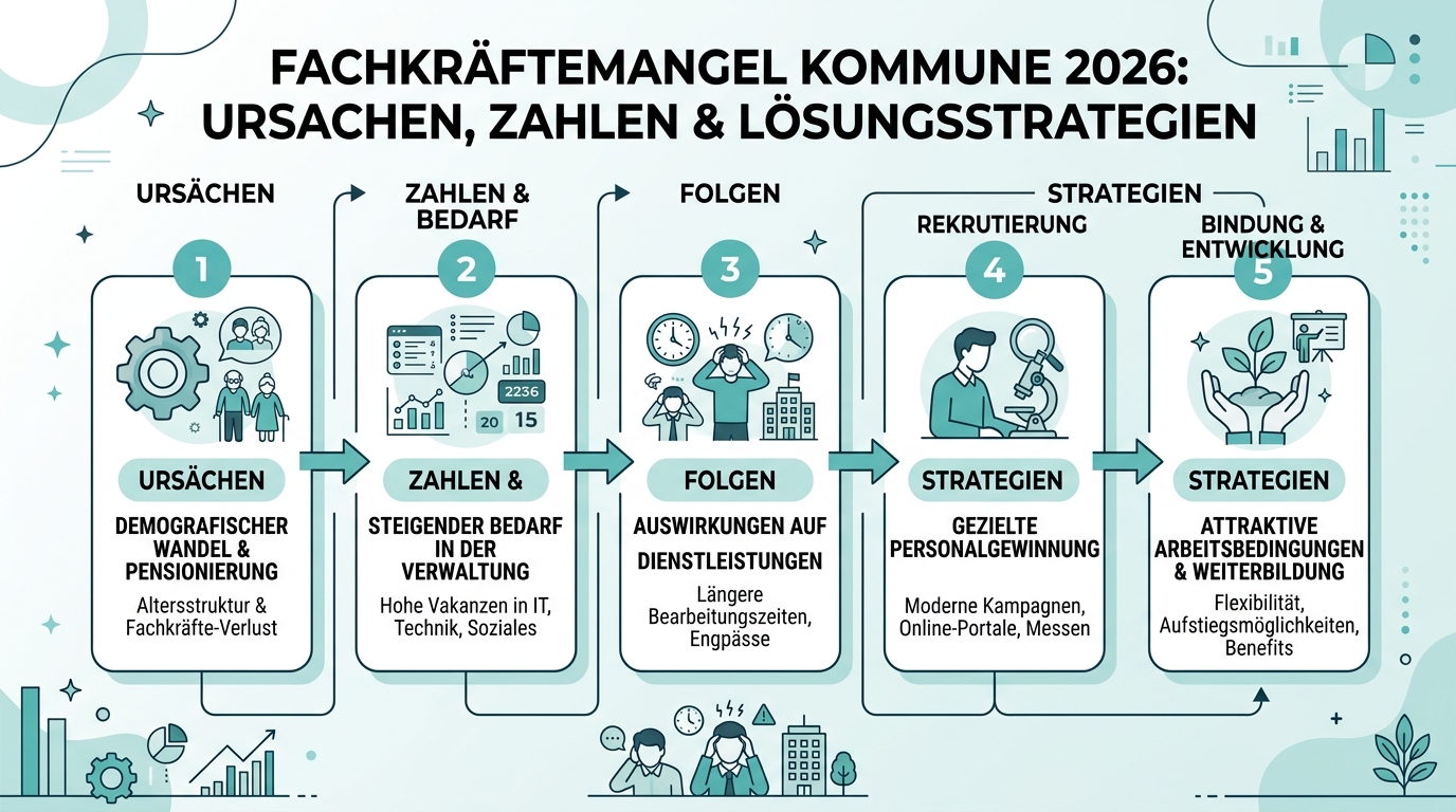 Infografik: fachkräftemangel kommune
