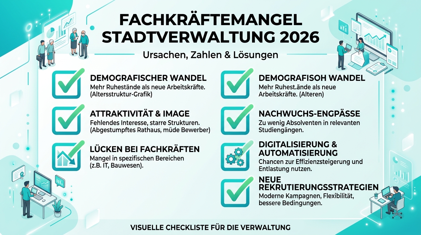 Infografik: fachkräftemangel stadtverwaltung