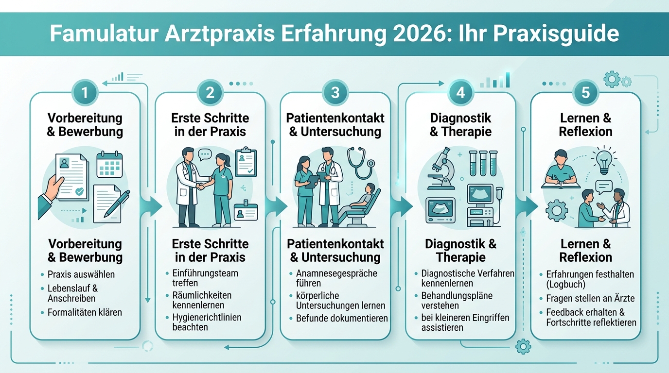 Infografik: famulatur arztpraxis erfahrung