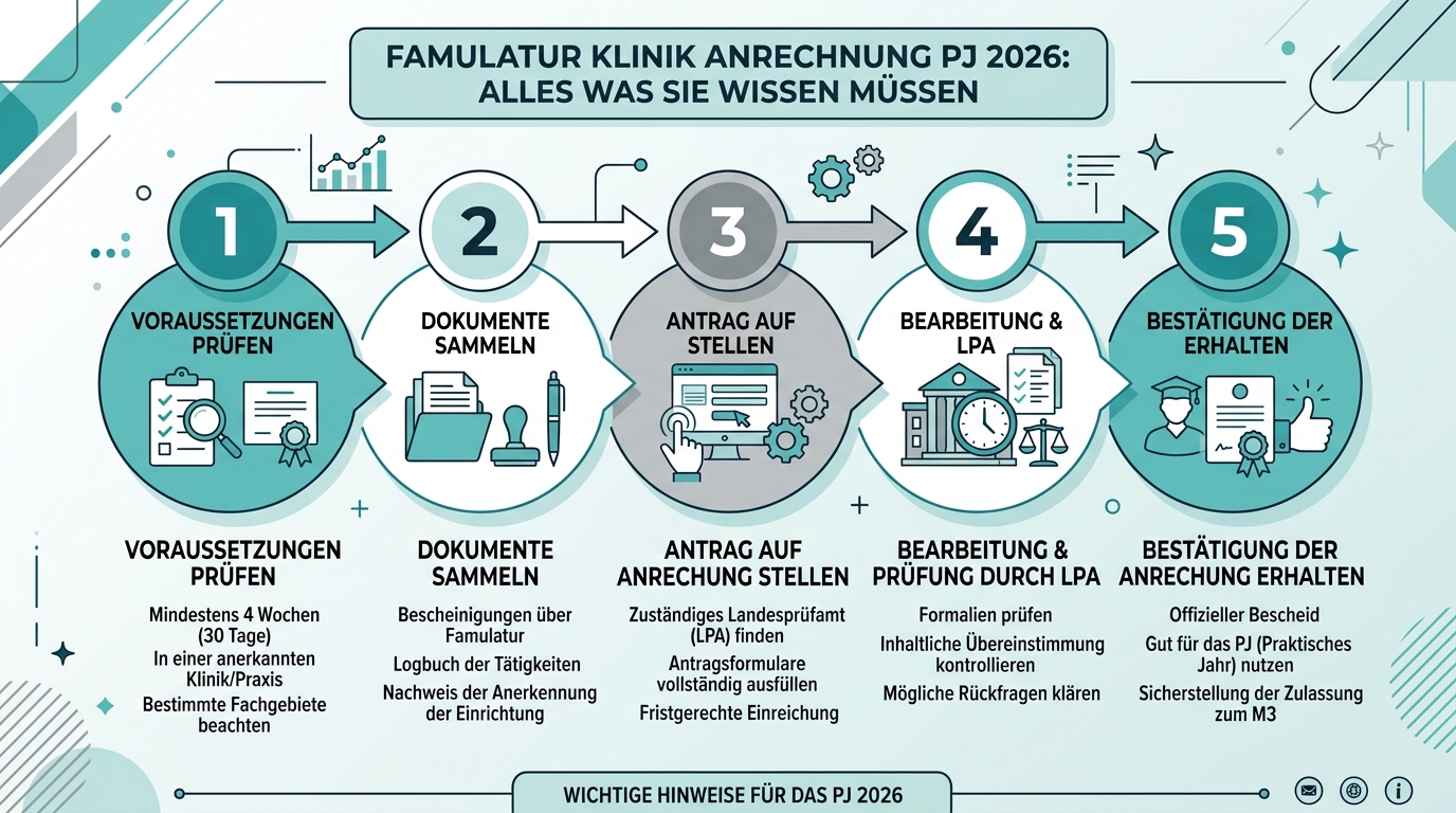 Infografik: famulatur klinik anrechnung pj