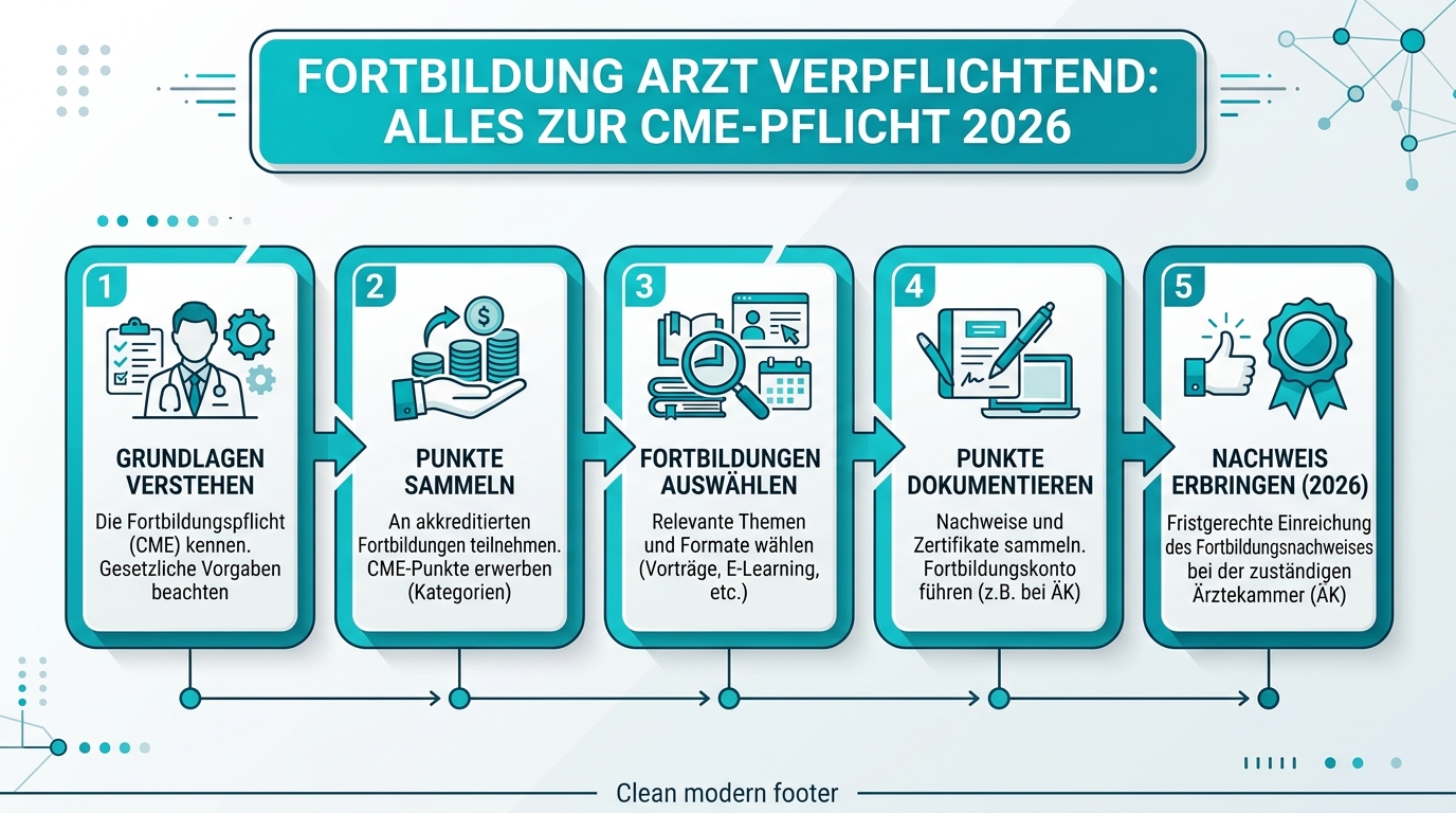 Infografik: fortbildung arzt verpflichtend