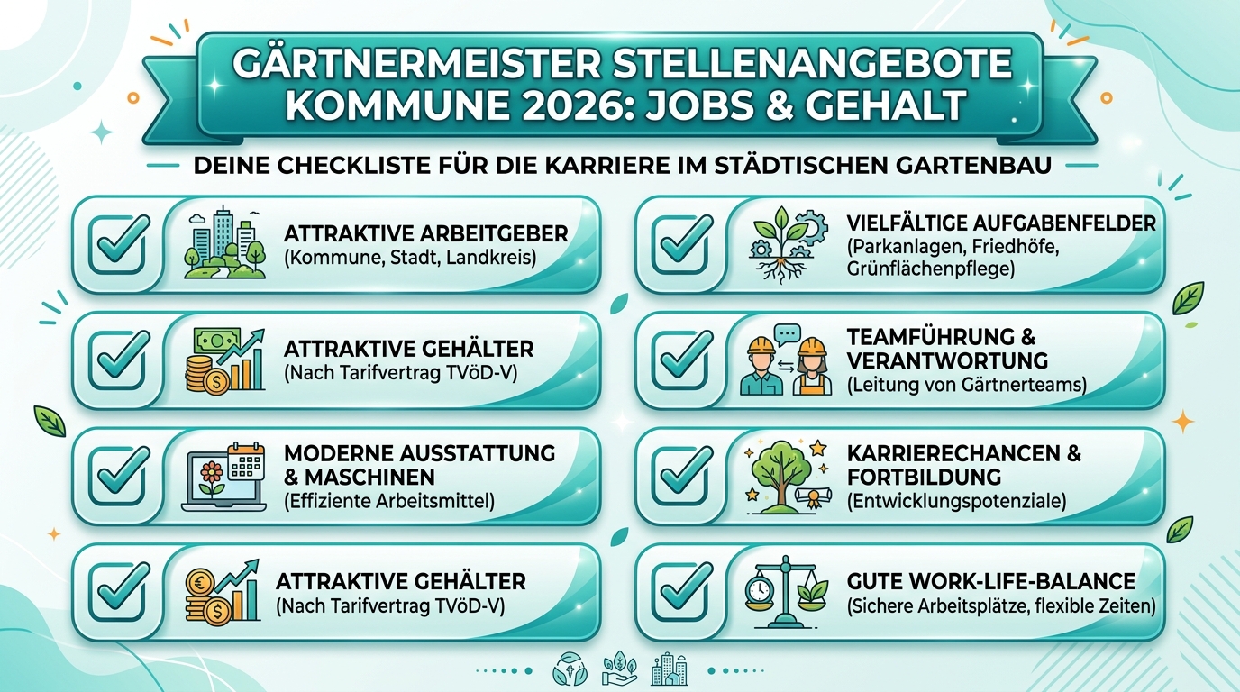 Infografik: gärtnermeister stellenangebote kommune