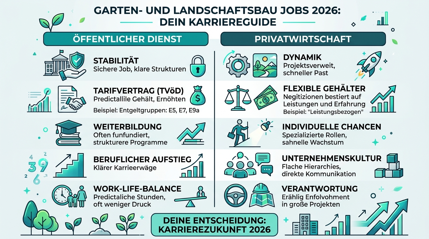 Infografik: garten- und landschaftsbau jobs