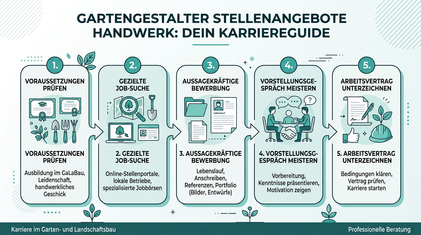 Infografik: gartengestalter stellenangebote handwerk