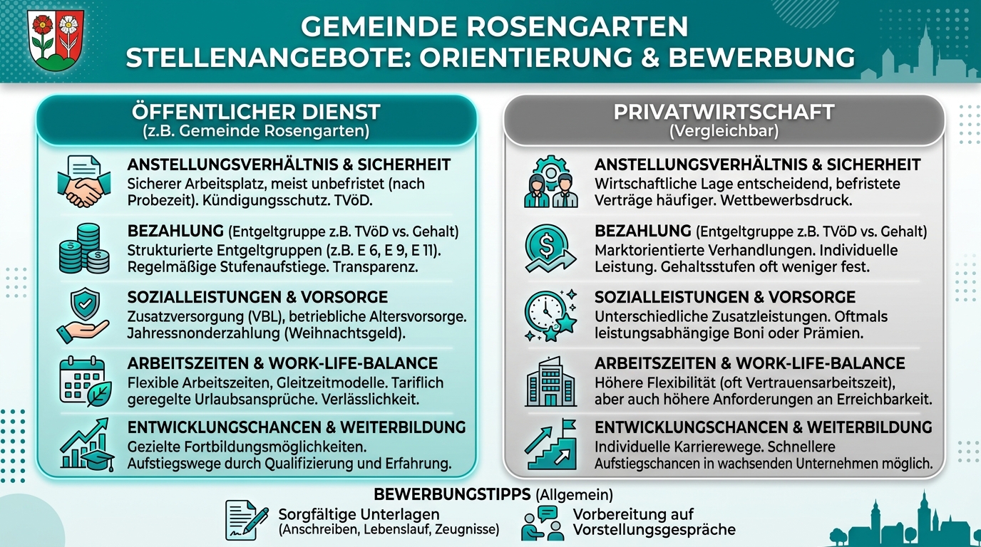 Infografik: gemeinde rosengarten stellenangebote