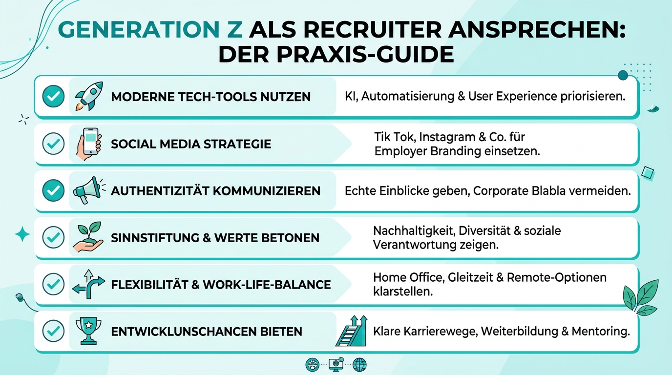 Infografik: generation z recruiter ansprechen