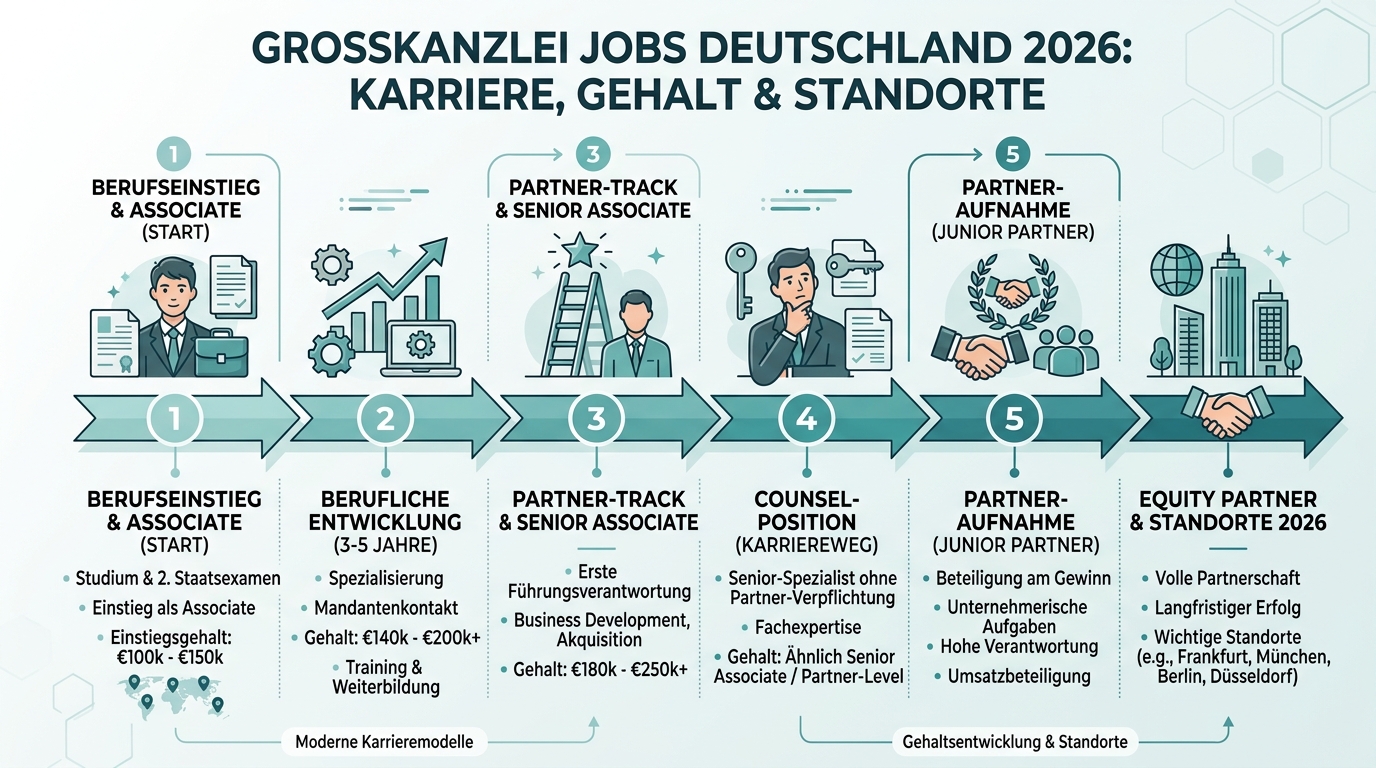Infografik: großkanzlei jobs deutschland