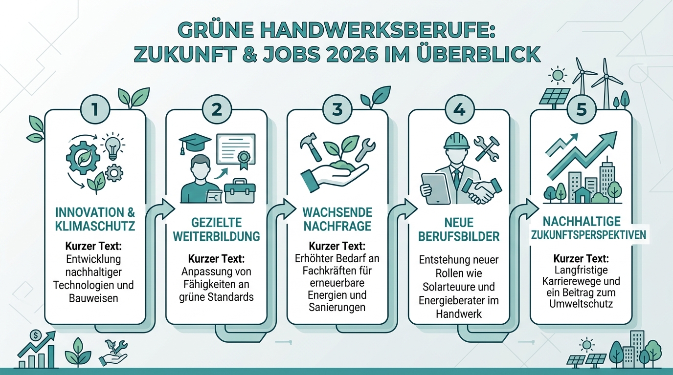Infografik: grüne handwerksberufe zukunft jobs