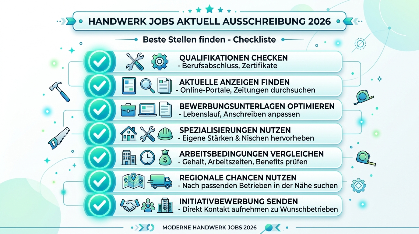 Infografik: handwerk jobs aktuell ausschreibung