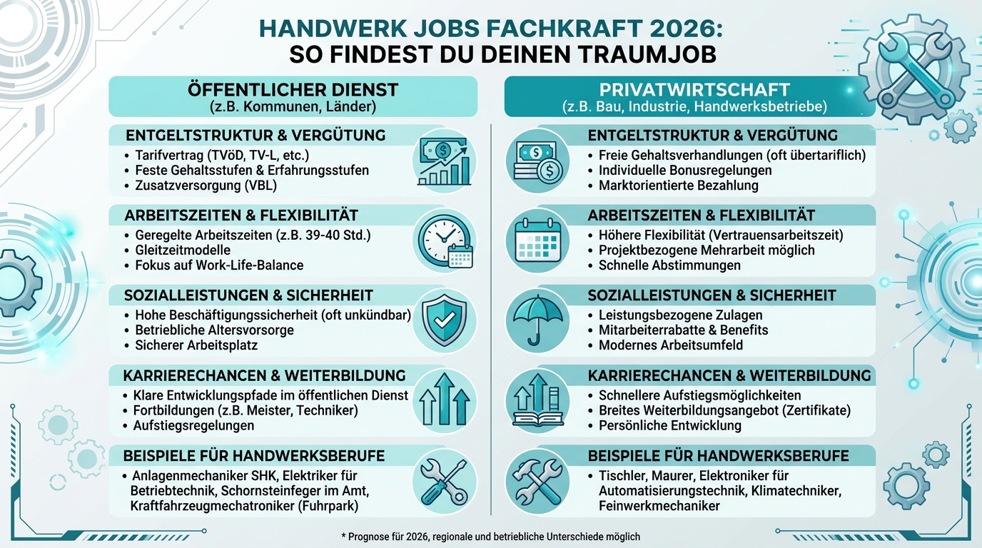 Infografik: handwerk jobs fachkraft
