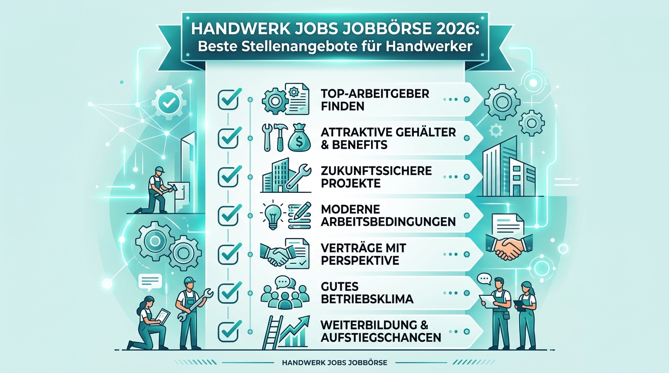 Infografik: handwerk jobs jobbörse